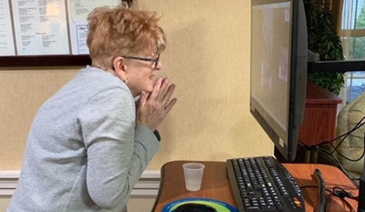 Residents of senior living communities have found ways to stay connected through window and virtual visits.