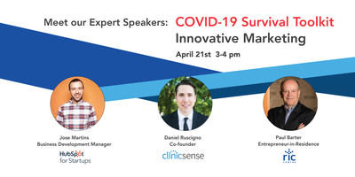 E2E COVID-19 Survial Toolkit Speakers (CNW Group/Research, Innovation and Commercialization Centre (RIC Centre))