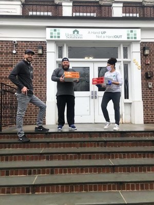 Nick Kraus, CEO of Kraus Marketing, delivers meals to Homeless Solutions located in Morris County, NJ.