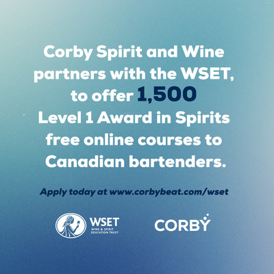 Corby Spirit and Wine Supporting Canadian Communities During COVID-19 Outbreak (CNW Group/Corby Spirit and Wine Communications)