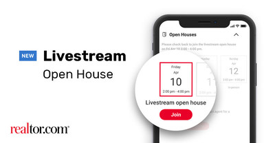 Livestream Open Houses are now available on realtor.com.