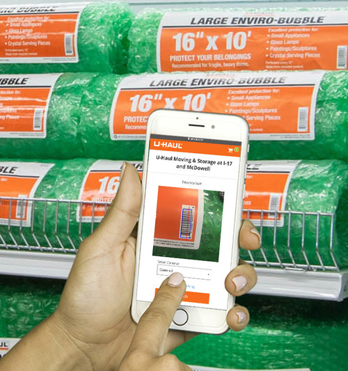 U-Haul® is introducing new contactless shopping technology – U-Haul Scan & Go – in all Company-owned stores across the U.S. and Canada.