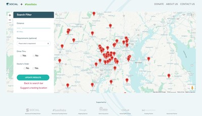 The Social App Basil Labs Launch COVID 19 Testing Site Locator