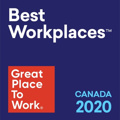 Best Workplaces Canada 2020 (CNW Group/CWB Financial Group)