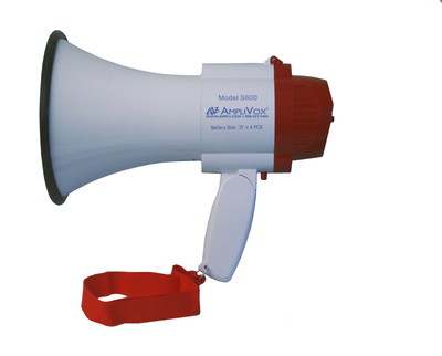 AmpliVox S600R Megaphone is available free through June 30 to COVID-19 drive-through test sites.