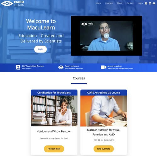 The availability of COPE approved online CE through MacuLearn is even more timely, given the enormous impact of COVID-19 on education and continued learning, with most of this year's eyecare conferences delayed or canceled.