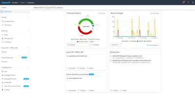 Cayosoft Guardian helps you see all protected objects across your hybrid Active Directories (Azure and on-premises AD) and records all changes across your environment.  No need to mount and unpack files!