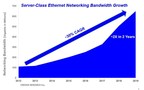 Server-Class Ethernet Networking Bandwidth Deployments Have Doubled in the Past Two Years, Reports Crehan Research