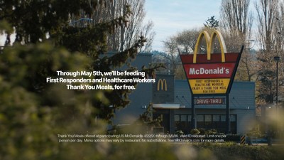 McDonald’s Celebrates Healthcare Workers and First Responders with Free “Thank You Meals”