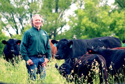 Farmer and Owner, Matt Maier with Thousand Hills cattle