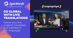 SyncWords Delivers Subtitling with Real-Time Translation in 40+ Languages to Facebook Live
