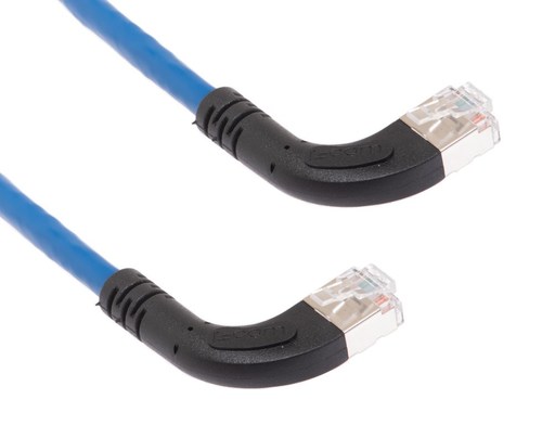 ShowMeCables Now Shipping L-com-Brand Category 5e Angled Ethernet Cable Assemblies