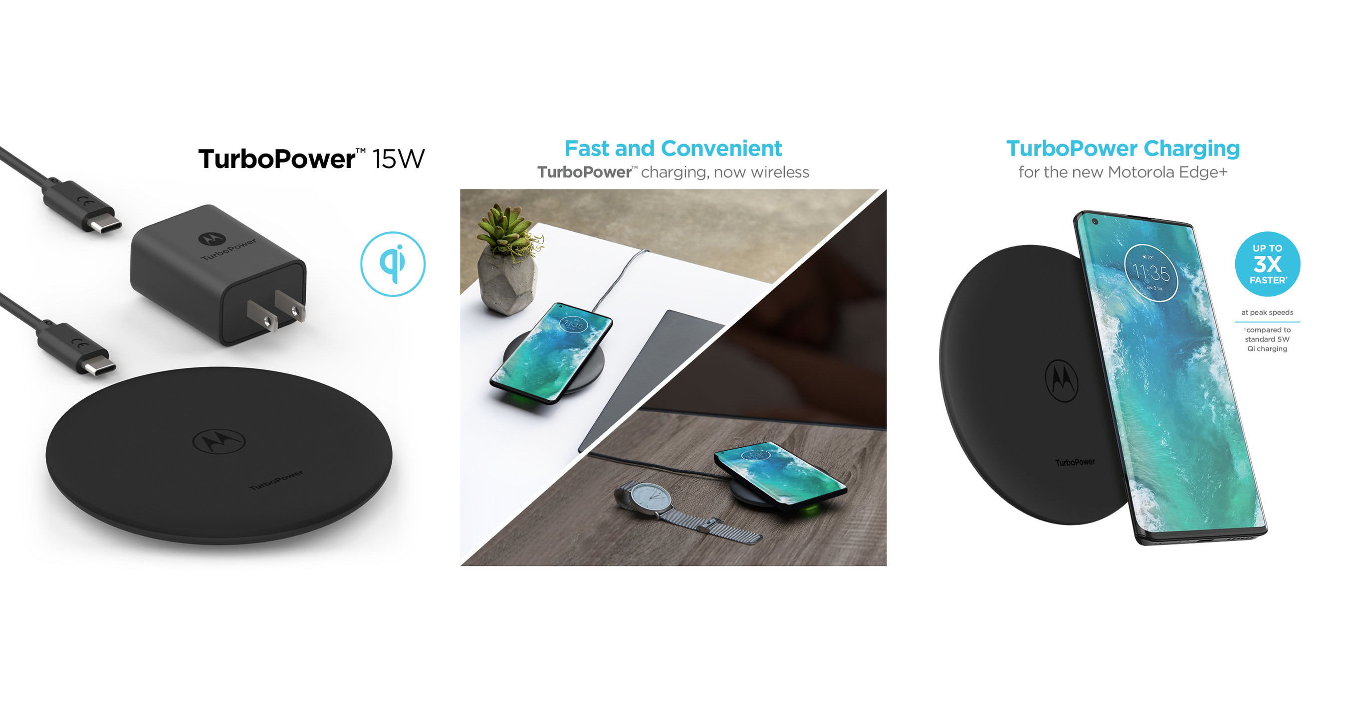 Motorola TurboPower Wireless Charger arrives to boost the new motorola  edge+ experience