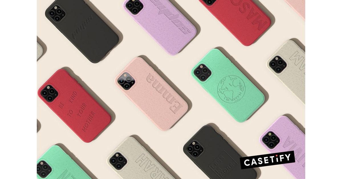 CASETiFY Launches 100 Percent Compostable Phone Cases to Kick off the