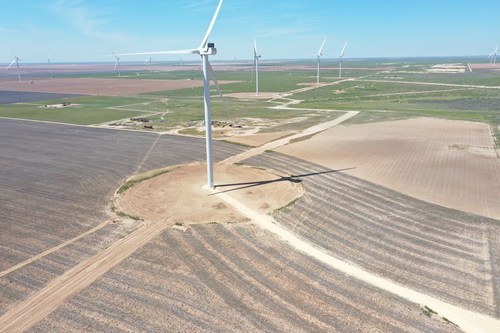 The Bearkat II Wind Energy Project in Glasscock County, Texas.
