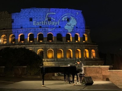 For The 50th Anniversary of Earth Day, His Holiness Pope Francis Honors The Planet; Zucchero And Bono Sing Emotional Rendition Of 