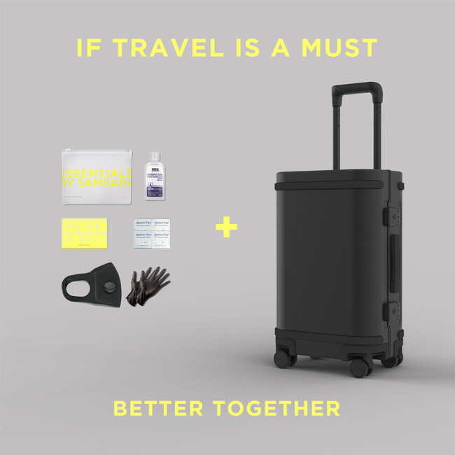 Samsara Luggage recently launched its Essentials by Samsara safety kits to compliment the tech security offered by its smart carry-on suitcase.