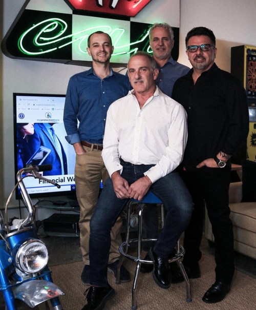 Steve Weber, President & Founder Harris Wali Founder, Doug Plank CEO, Jon Austin, VP Marketing Director