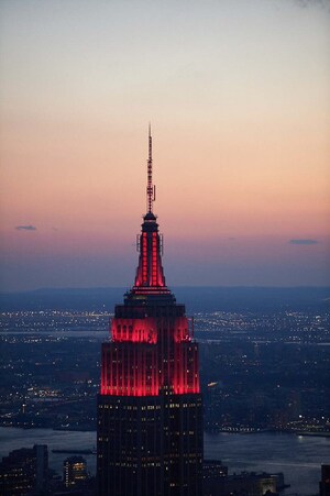 Empire State Building Launches #HeroesShineBright Campaign To Show Thanks To First Responders