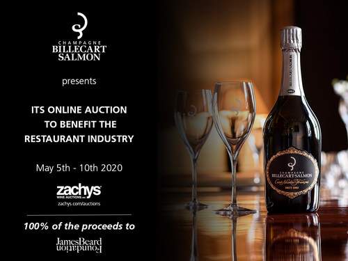 Champagne Billecart-Salmon Online Auction to Benefit Restaurant Industry