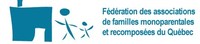 Logo : Fédération des associations de familles monoparentales du Québec (Groupe CNW/Fédération des associations de familles monoparentales et recomposées du Québec)