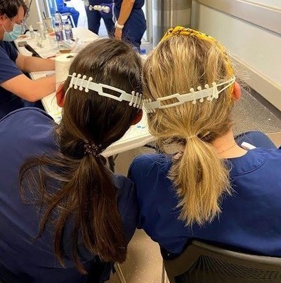 VEX manufacturing is also producing an open-sourced version of Ear Savers which bring comfort and security to healthcare providers throughout their long shifts. (CNW Group/VEX Robotics)