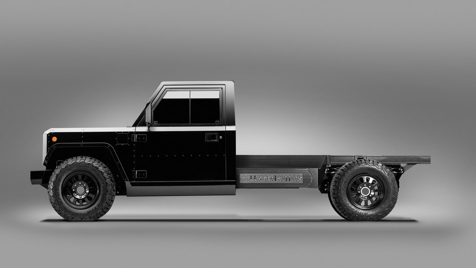 Bollinger Motors unveils the world's first Class 3 electric commercial truck platform. The B2 Chassis Cab offers endless commercial applications.