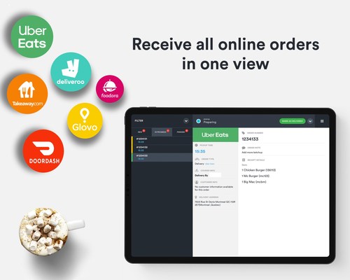 Deliverect connects Uber Eats, Deliveroo, Glovo and more delivery companies directly to restaurants’ POS system, automating the online order process. Menus are managed centrally and orders are sent directly to your point-of-sale system and printed in the kitchen with a standardised layout. Delivery management has never been easier! (PRNewsfoto/Deliverect)