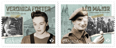 Victory in Europe 1945-2020 stamps (CNW Group/Canada Post)