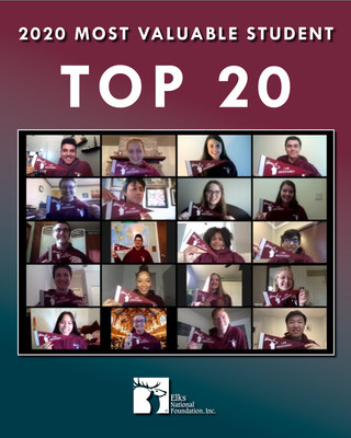 The 2020 Most Valuable Student Top 20 finalists met virtually for interviews, ice-breakers, workshops and even social events.