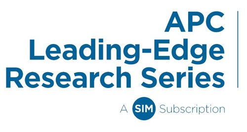 SIM APC Leading-Edge Research Series (logo)