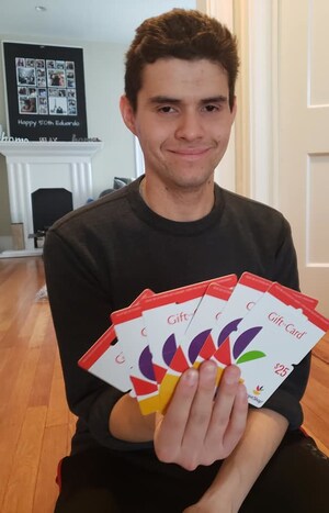 Autistic Young Man in Boston Collects Grocery Cards to Feed the Disabled Community Affected by COVID-19