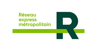 Logo: Rseau express mtropolitain (REM) (CNW Group/Rseau express mtropolitain - REM)