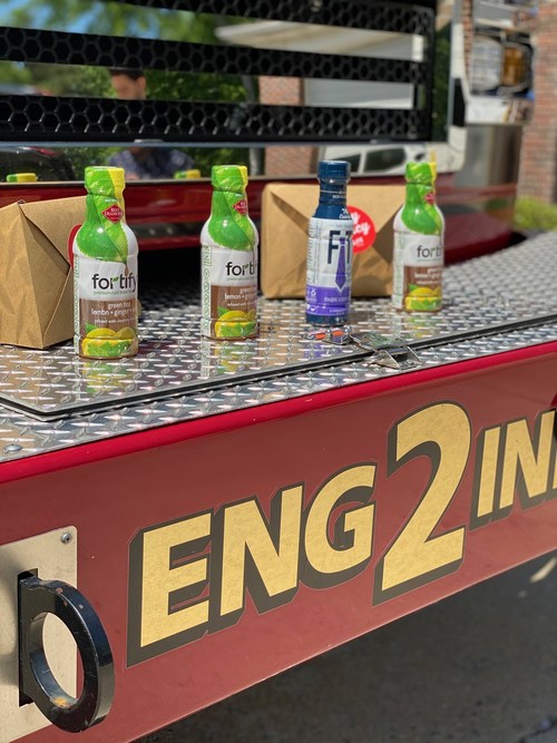 Mountain Brook Fire Department and other Birmingham-area first responders received bottles of Red Diamond Coffee & Tea's popular Fitz™ Cold Brew Coffee and Fortify™ Cold Brew Tea.
