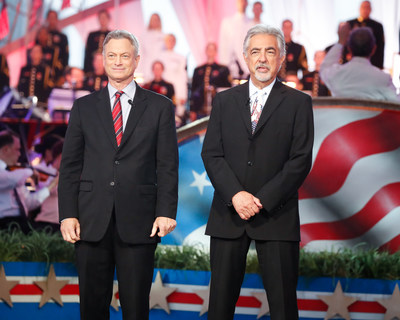 Gary Sinise (left) and Joe Mantegna (right) co-host a special presentation of the "National Memorial Day Concert" on PBS, Sunday, May 24, 2020 from 8:00 to 9:30 p.m. ET.