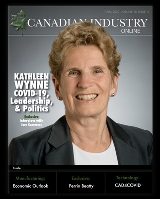 Kathleen Wynne talks to Sara Kopamees (CNW Group/Industry Media)