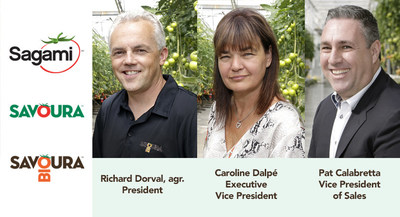 Major Development at Savoura - A 100% Quebecois Trio at the Helm (CNW Group/Agro Québec)