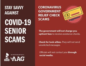 Senior-Centered COVID-19 Scam Warning Issued by AAG and Better Business Bureau