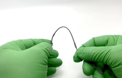 Abiogenix's FAST Spiral NP Swab passed tensile and torsion tests performed at Lawrence Livermore National Labs. Made of biocompatible, flexible plastic & 3D printed using HP Multi Jet Fusion Technology. Abiogenix's FAST Spiral NP Swab passed tensile and torsion tests performed at Lawrence Livermore National Labs. Made of biocompatible, flexible plastic & 3D printed using HP Multi Jet Fusion Technology.