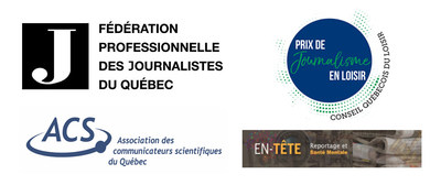 Logos: Grands Prix du Journalisme (Groupe CNW/Fdration professionnelle des journalistes du Qubec)