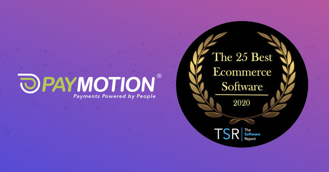 Ranked ahead of big industry names, PayMotion awarded 5th place in The Software Report's "Best Ecommerce Software" of 2020.
