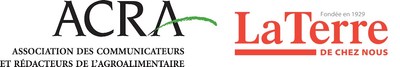 Logos de l'Association des communicateurs et rdacteurs de l'agroalimentaire et de La Terre de chez nous (Groupe CNW/Association des communicateurs et rdacteurs de l'agroalimentaire)