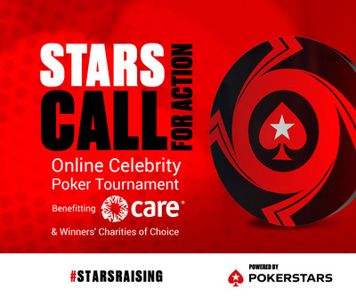 Dozens of A-list celebrities will come together for Stars CALL for Action - Powered by PokerStars