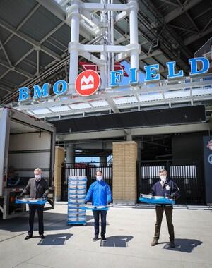 MLSE Community Food Donation Program Expands to Include BMO Field and BMO as Partners Team Up to Help 'Bring Toronto Back to Its Feet'