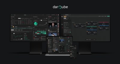 Darqube product suite: Terminal, Tradelab and Messenger (PRNewsfoto/Darqube)
