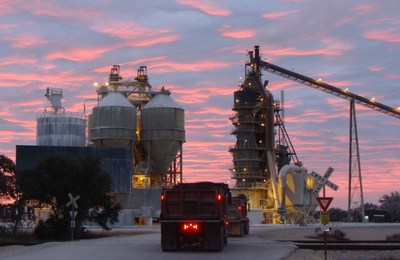 Lhoist facility at Marble Falls, TX