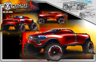 Three students from Michigan and California have taken the top spots in this year’s FCA Drive for Design contest. Entries submitted from high school students in grades 10-12 from across the country were reviewed virtually by FCA’s automotive design team. The 10-week competition asked students to sketch a Ram truck of the future. For detailed contest rules and information, visit www.FCAdrivefordesign.com.