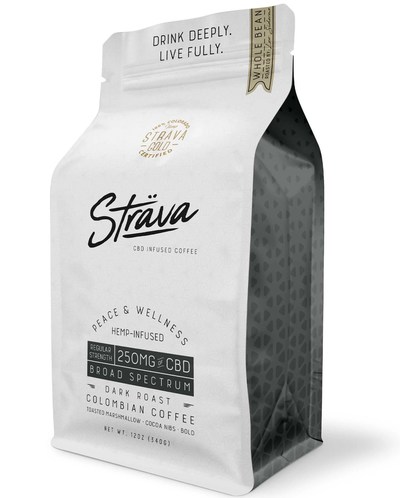 Sträva CBD Coffee - Regular Strength Dark Roast