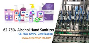 Leading Hand Sanitizer Manufacturer - Ocean Star Inc. - FDA CE Approved - to Deliver 5 Million Hand Sanitizers