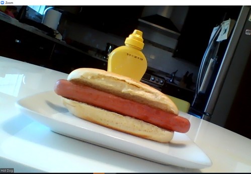 Hot dogs are the perfect virtual meeting food